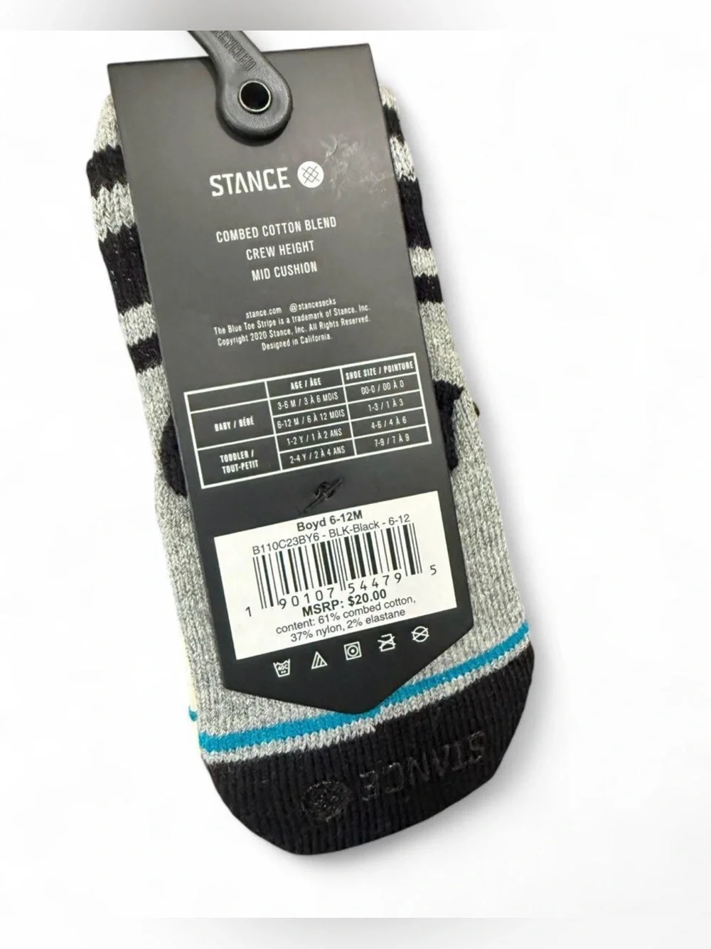 STANCE socks for baby boy 6-12 months -  3 pairs of socks NEW ✨